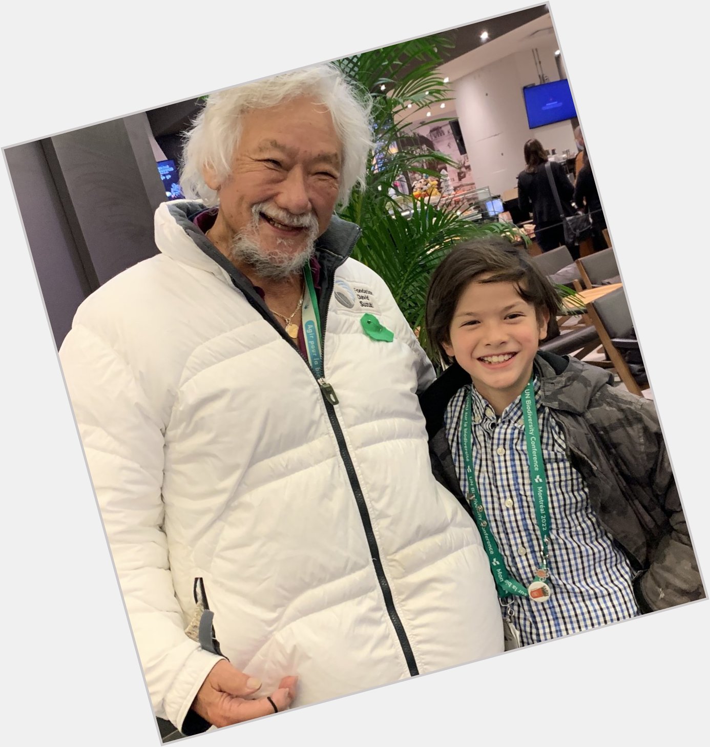  Happy Birthday David Suzuki! So nice meeting you at COP15! 