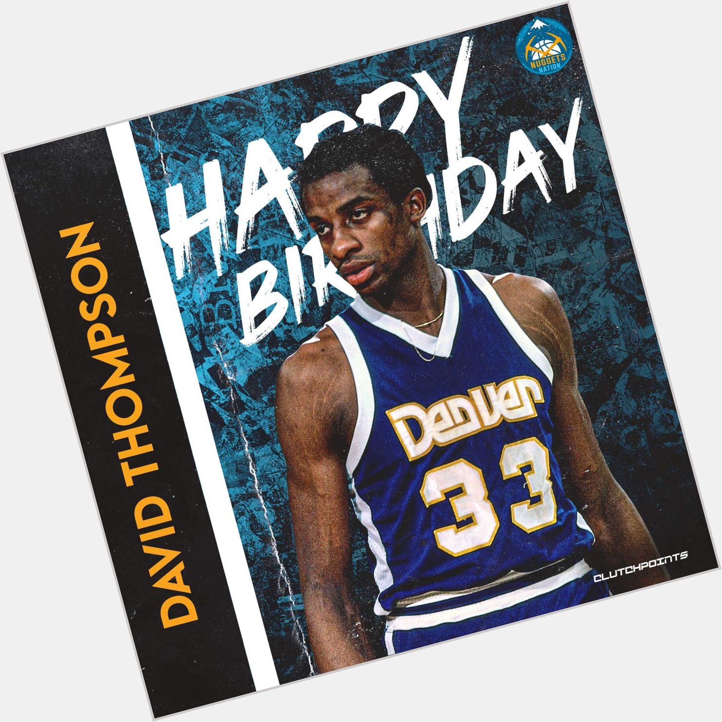 Join Nuggets Nation in greeting 1976 ROY, 5x All-star and Hall of Famer, David Thompson, a happy 67th birthday!  