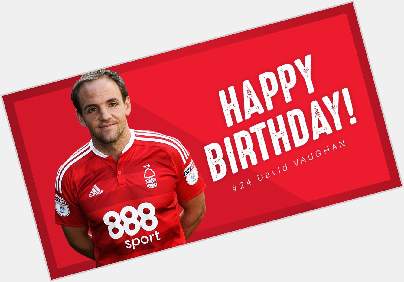  Happy 34th birthday to midfielder David Vaughan! 