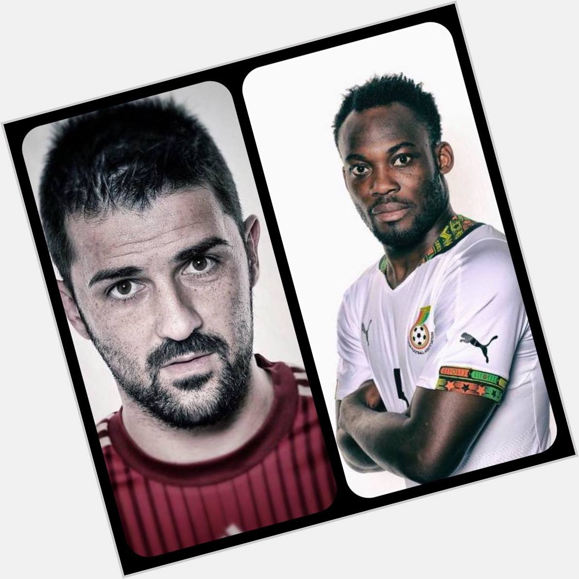HAPPY BIRTHDAY! to Spanish striker David Villa, and Ghana midfielder Michael Essien! 