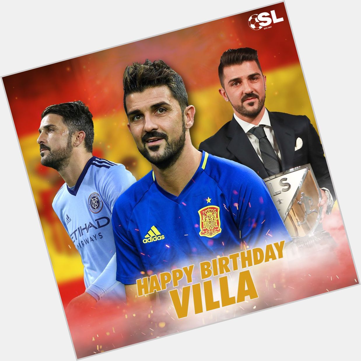  | Happy Birthday to 2010 FIFA World Cup winner, David Villa!   