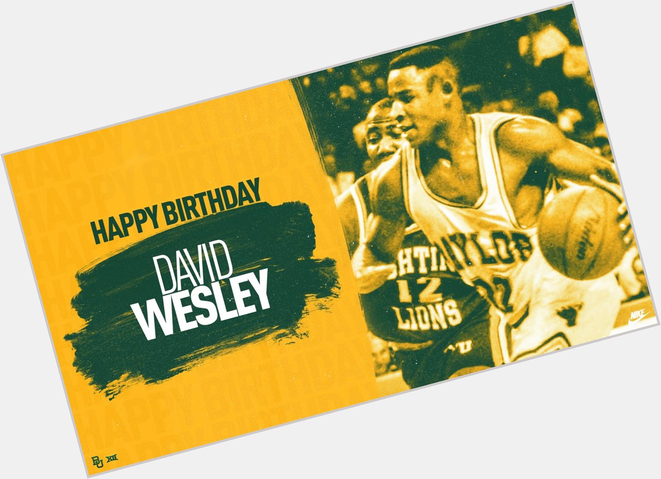  Wishing a Happy Birthday to David Wesley! 