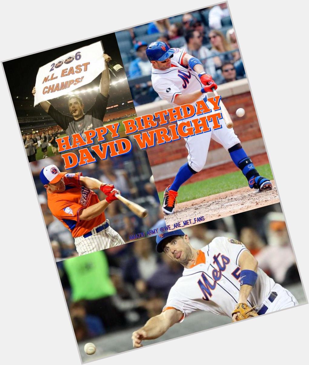 Happy Birthday to the 7-time All Star/2-time gold glover/Mets franchise record holder, Captain America David Wright! 