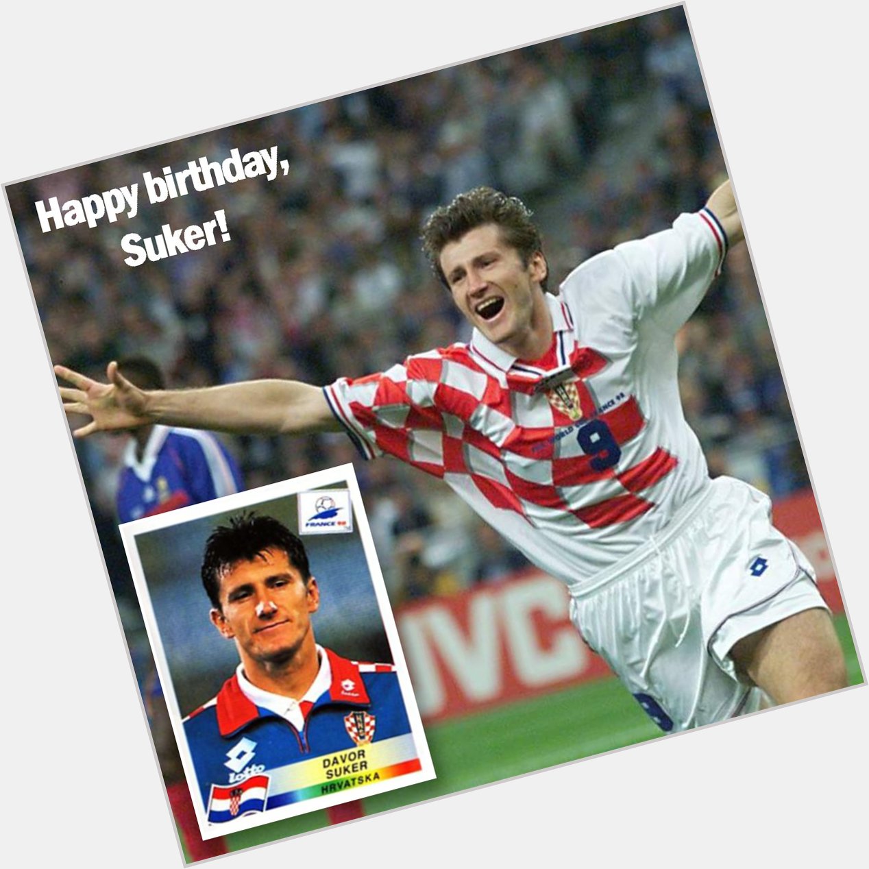Happy birthday, Davor Suker! Incredible player from Croatia!!! 