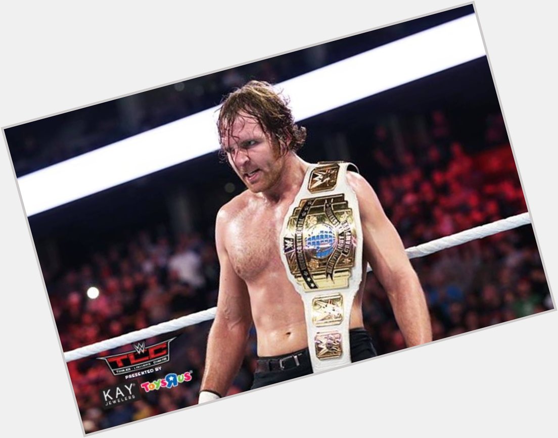 Happy early birthday to Her present? Dean Ambrose became IC champ last night! 