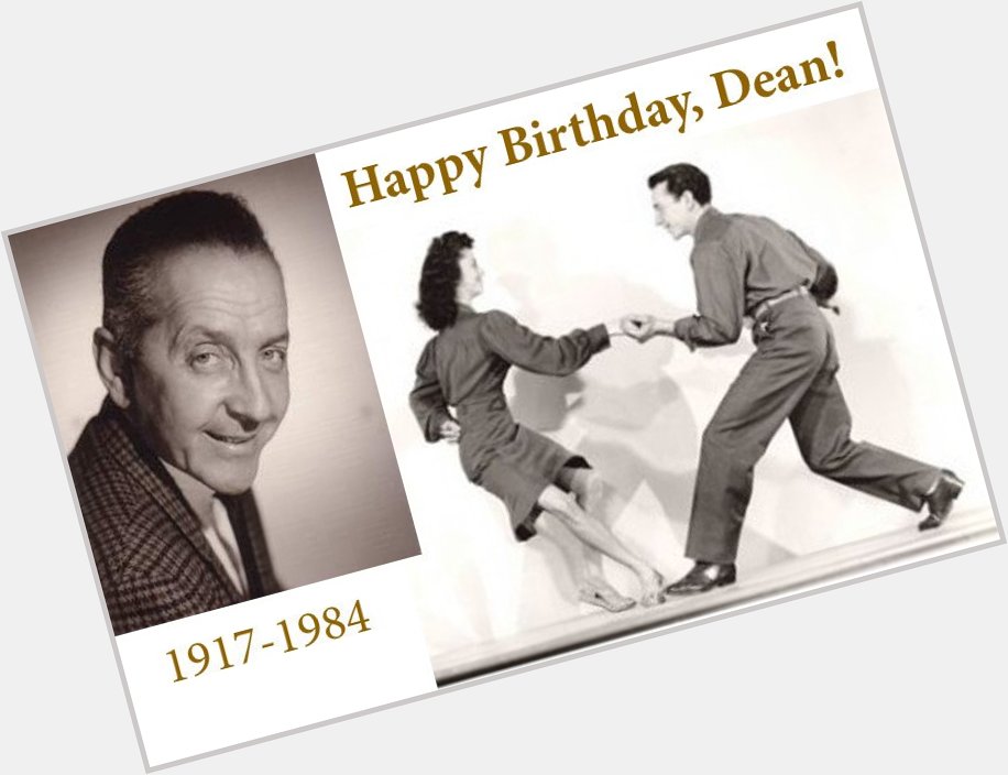 Happy 100th Birthday, Dean Collins!  