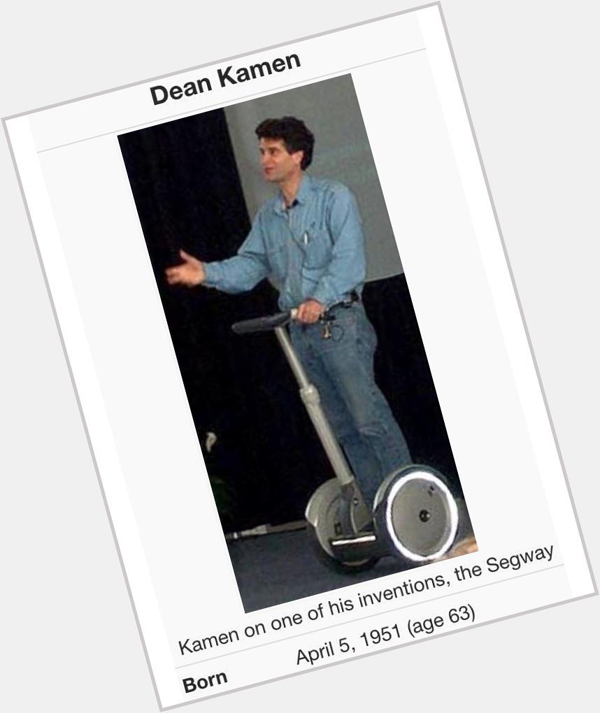 Happy birthday to our Lord and Savior Dean Kamen. 