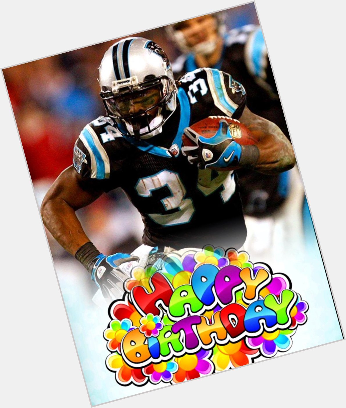 Happy Birthday to DeAngelo Williams! The new has been to one Pro Bowl and has rushed for over 6,500 yards! 