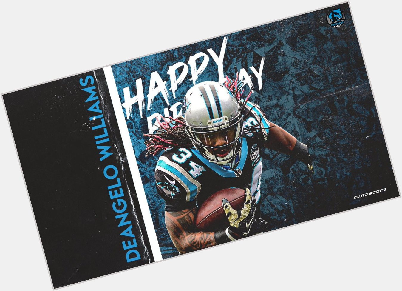 Join Panthers Nation in greeting DeAngelo Williams a happy 38th birthday! 