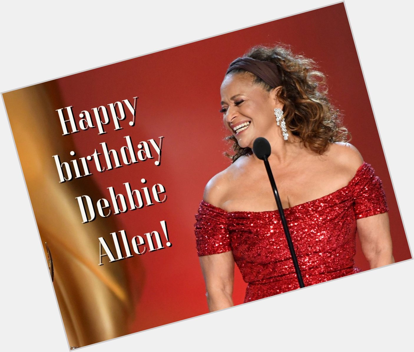 Actor, dancer, singer! Today we wish a happy 72nd birthday to Debbie Allen!  