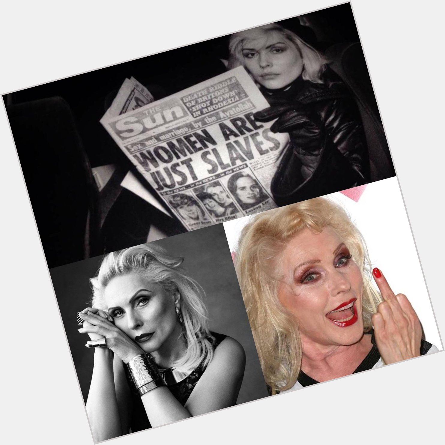 Happy Birthday, Debbie Harry. 70 and stunning! What a woman. 