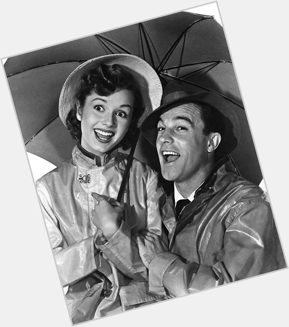 Happy birthday Debbie Reynolds! Here with Gene Kelly in a publicity photo for Singing in the Rain, 1952 