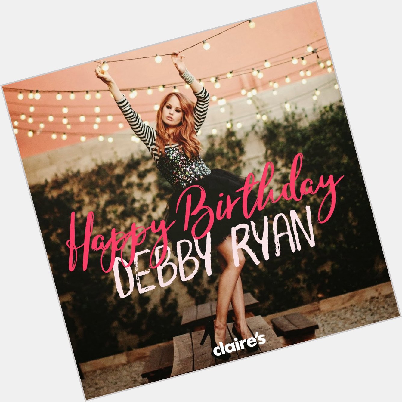 Happy Birthday to the beautiful Debby Ryan! 