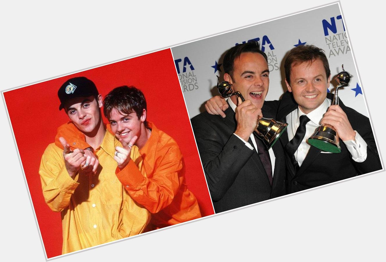 Happy Birthday Declan Donnelly! Here are our two favourite photos of A lot has changed since then! 