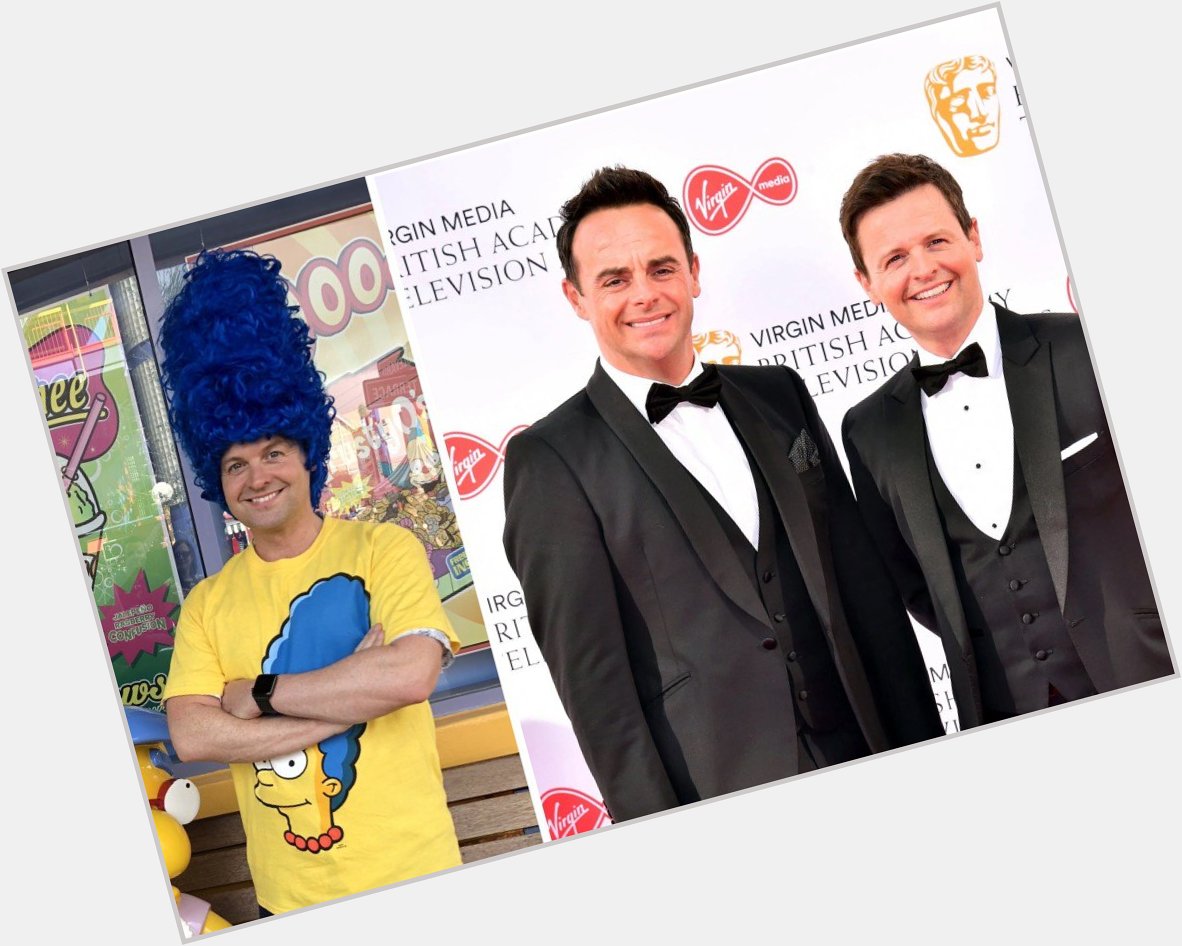 Ant McPartlin wishes Declan Donnelly a happy birthday with embarrassing Simpsons picture  