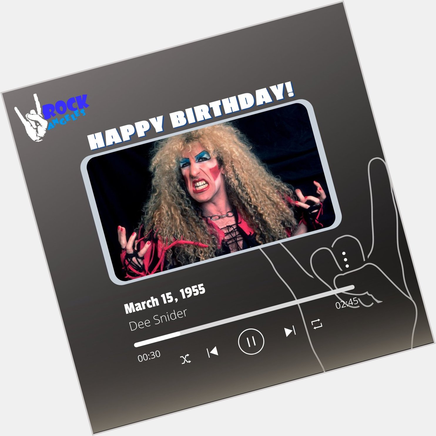 Happy Birthday to the one and only, our favorite Twisted Sister, Dee Snider! 