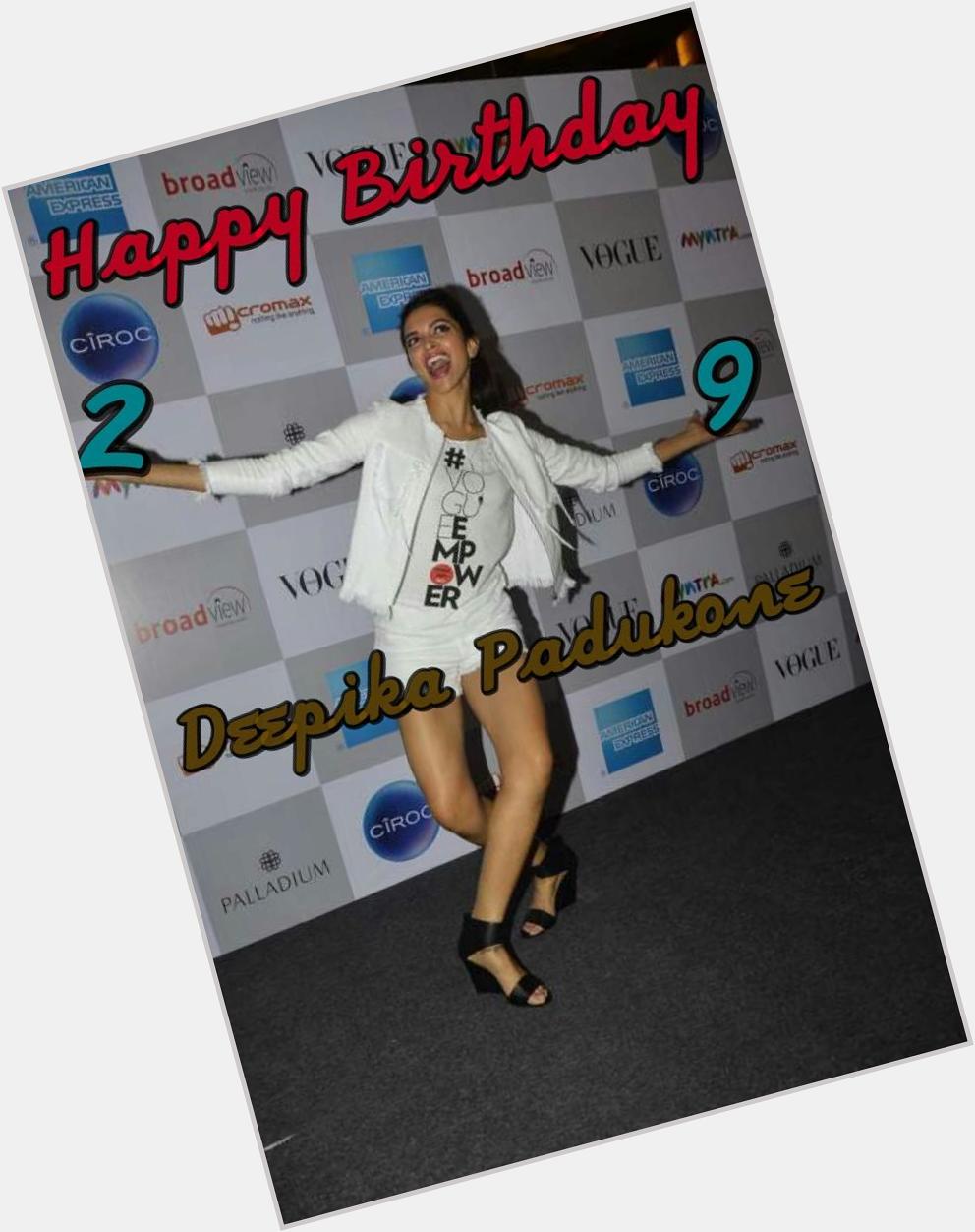 Join us to  Trend \Happy Birthday Deepika Padukone\ TODAY at 11 PM IST !!! 