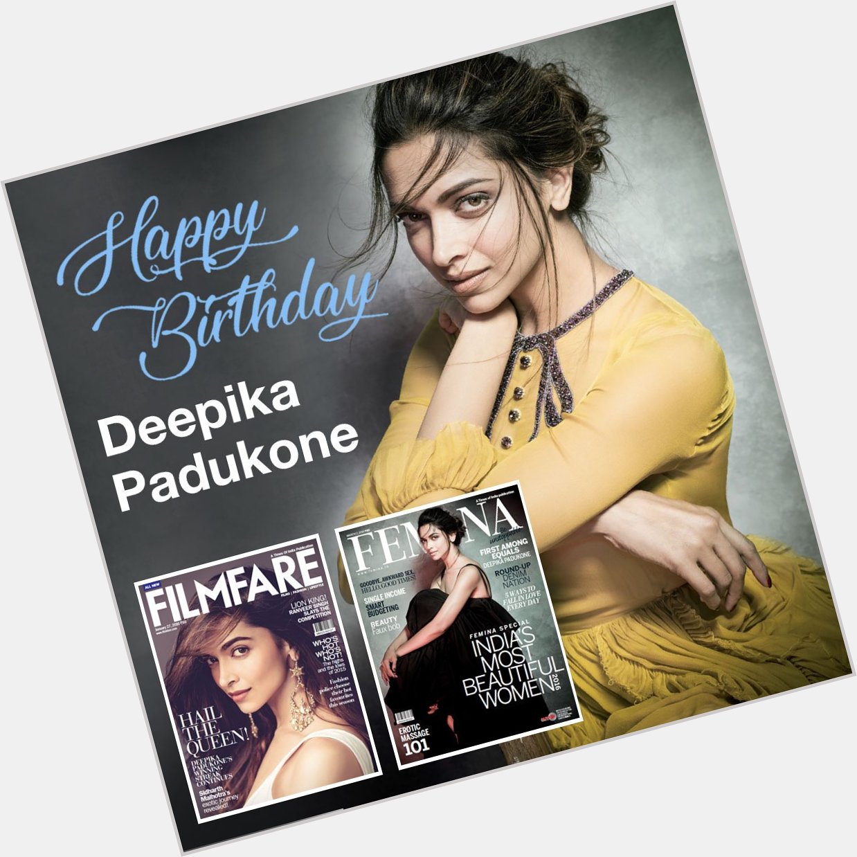 JioMags wishes Deepika Padukone a very happy birthday    