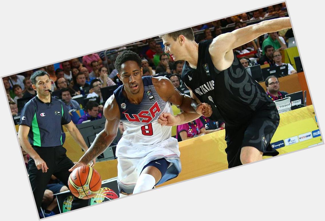 Happy Birthday wishes to 2014 USA World Cup gold medalist DeMar DeRozan! See you next week at the National Team camp. 