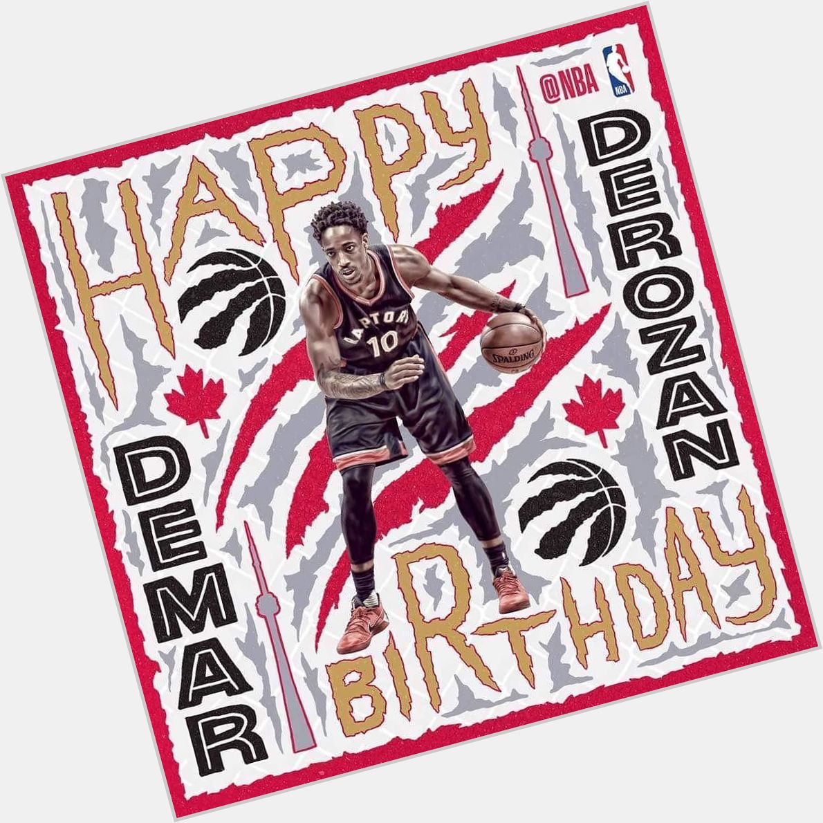 Happy Birthday DeMar Derozan.  