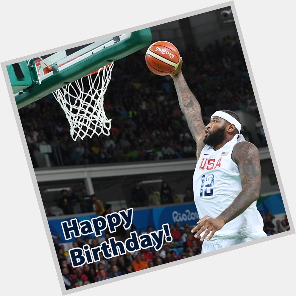 Wishing a happy birthday to DeMarcus Cousins!     