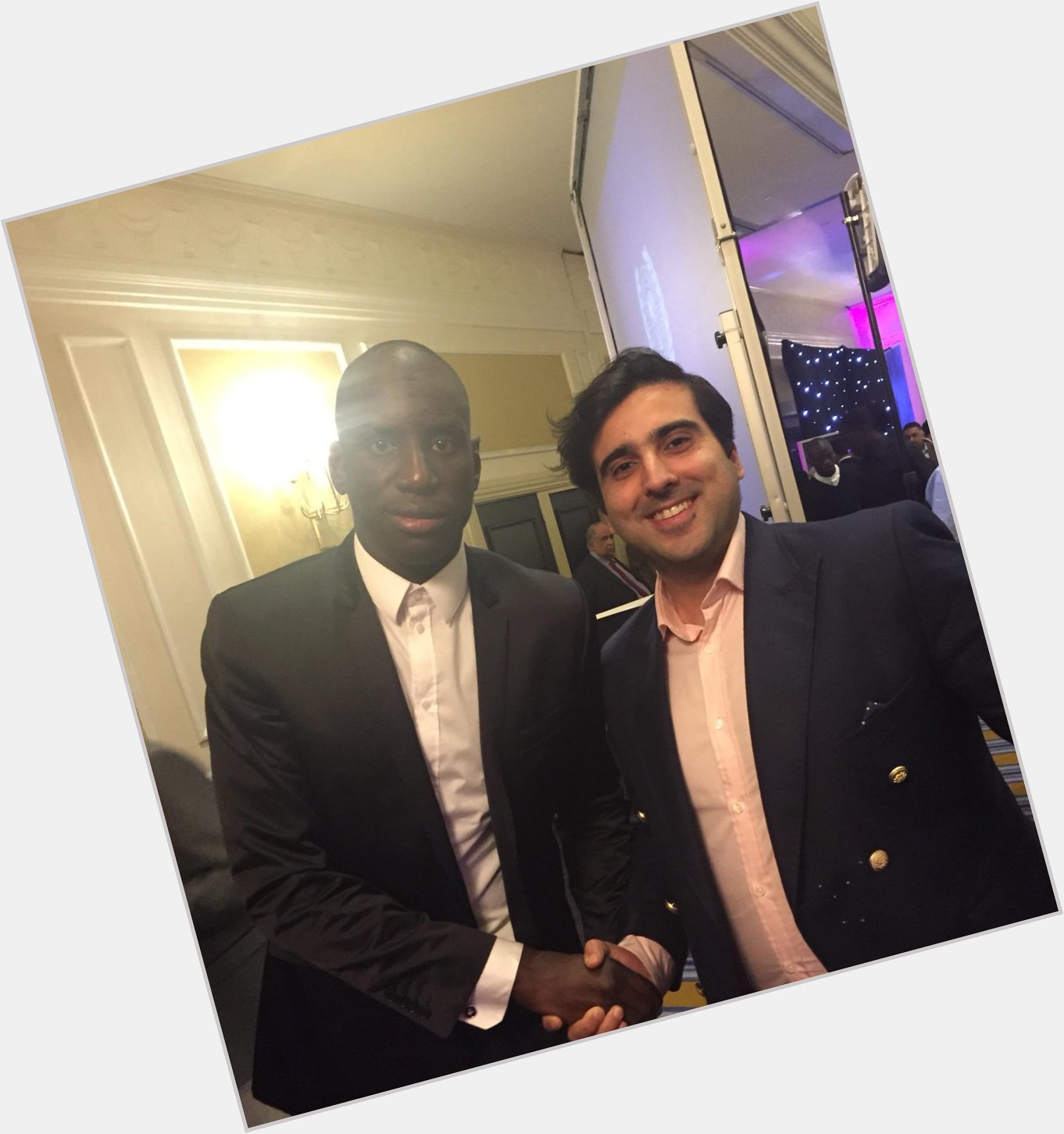 Delighted to meet and chat to a wonderful gentleman and a role model Happy 30th Birthday Demba Ba. 