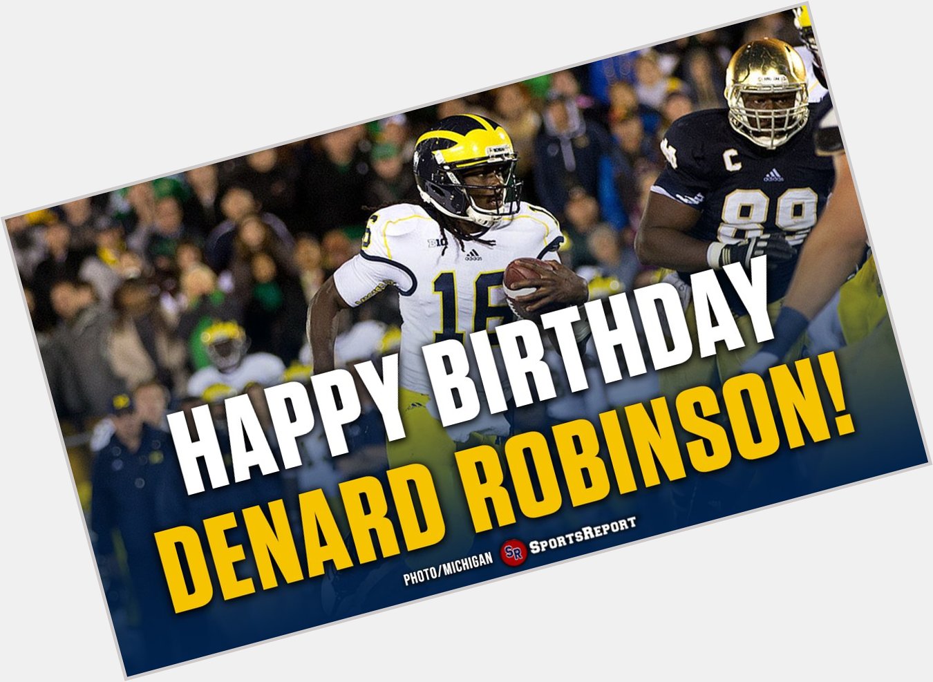  Fans, let\s wish legend Denard Robinson a Happy Birthday! 