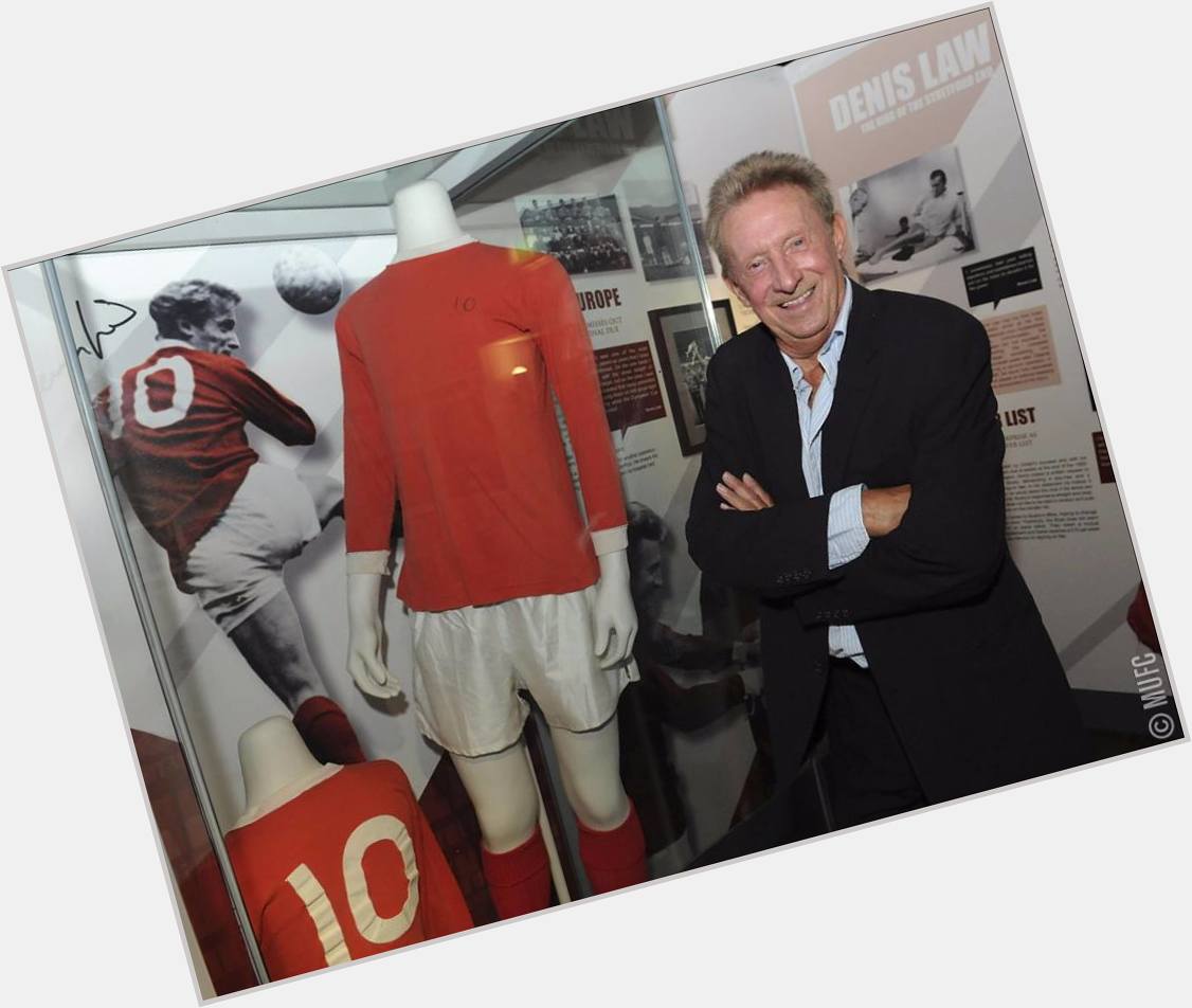 404 appearances. 
237 goals. 
A true United legend.
Happy birthday, Denis Law! 