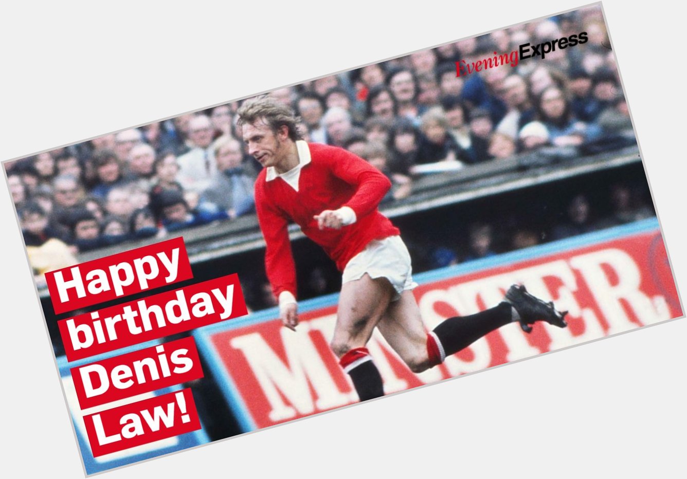 Footballing legend Denis Law turns 83 today! Join us in wishing him a very happy birthday  