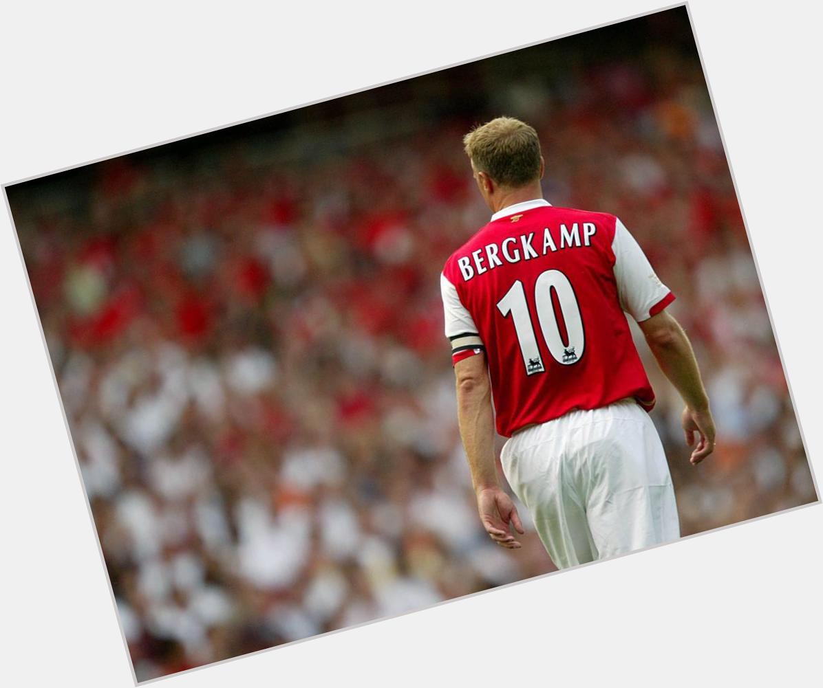 Happy birthday to the Non-Flying Dutchman,Dennis Bergkamp.The one who is responsible for my admiration to the Arsenal 