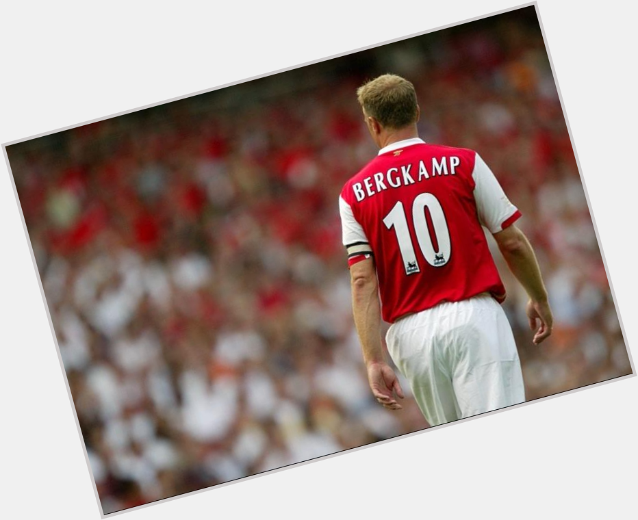 Happy 46th birthday Dennis Bergkamp, Arsenal legend. 