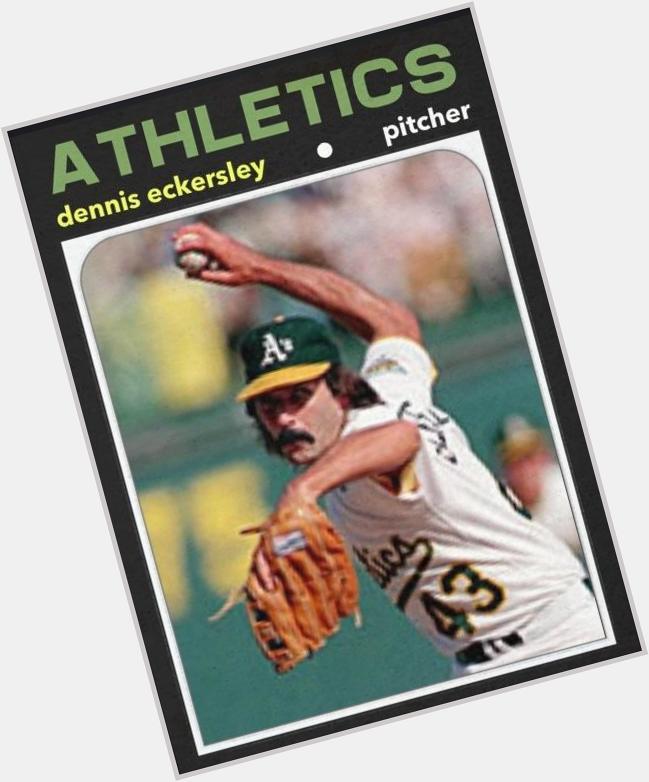 Happy 60th birthday to Dennis Eckersley, the 1st one-inning (9th only) closer. 