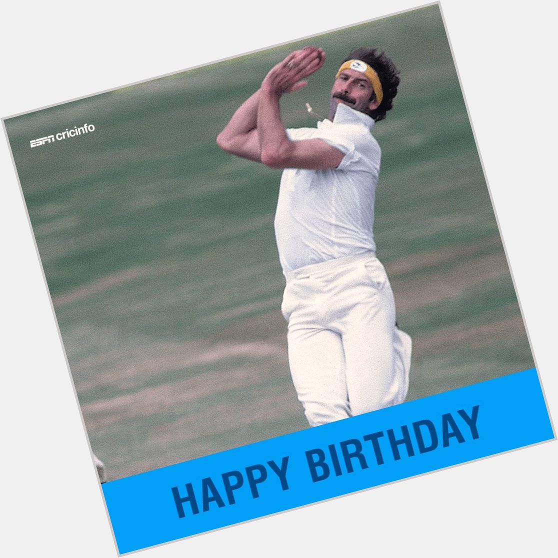  Happy birthday to Dennis Lillee, one of the greatest fast bowlers of all time! 

 