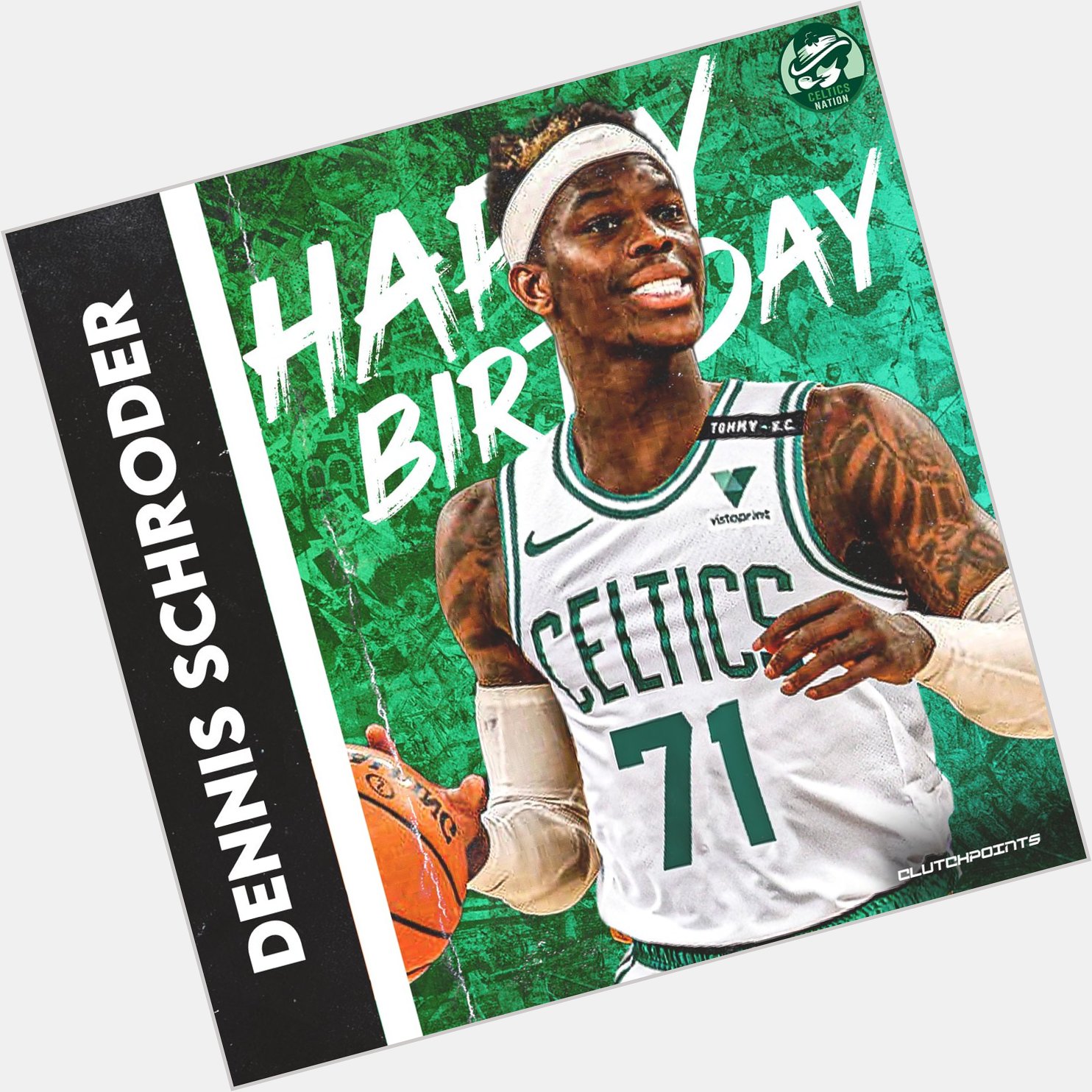 Celtics Nation, let\s all greet Dennis Schroder a happy 28th birthday!  