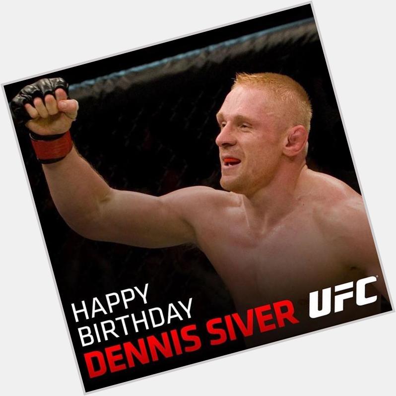 Happy Birthday to headliner Dennis Siver! See you in Boston!    by ufc 