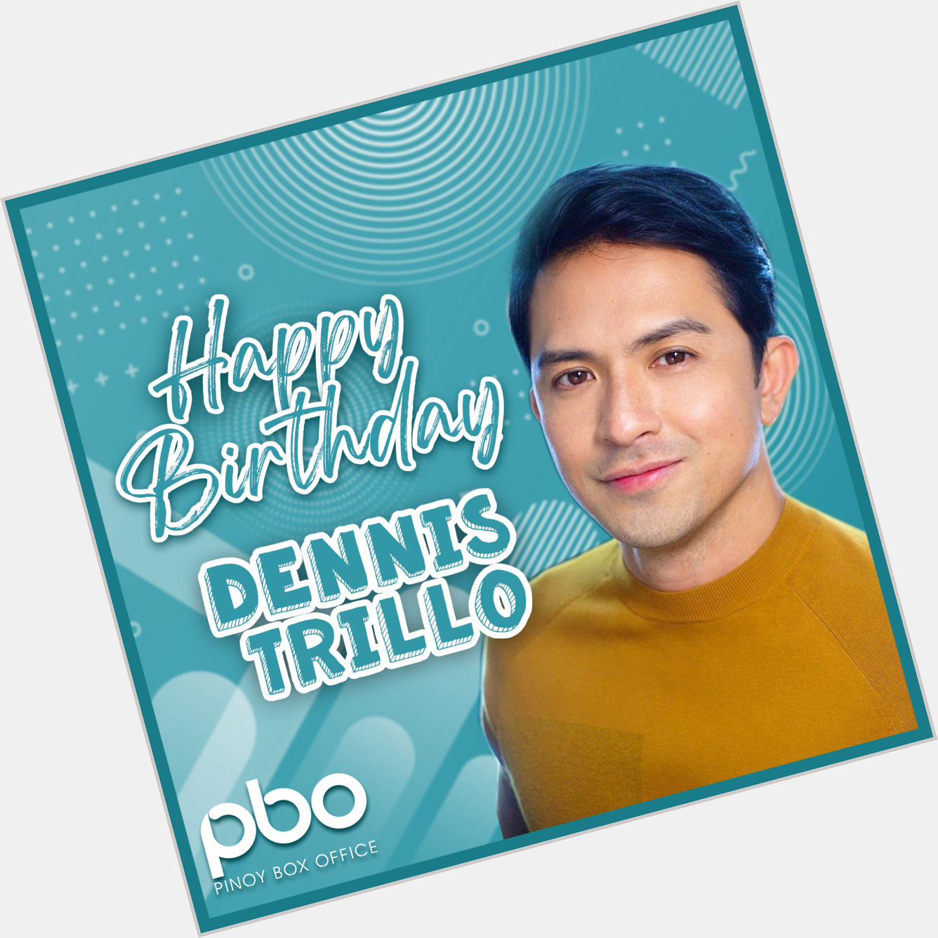 Happy birthday, Dennis Trillo! May this day brings you good luck and fortune! 