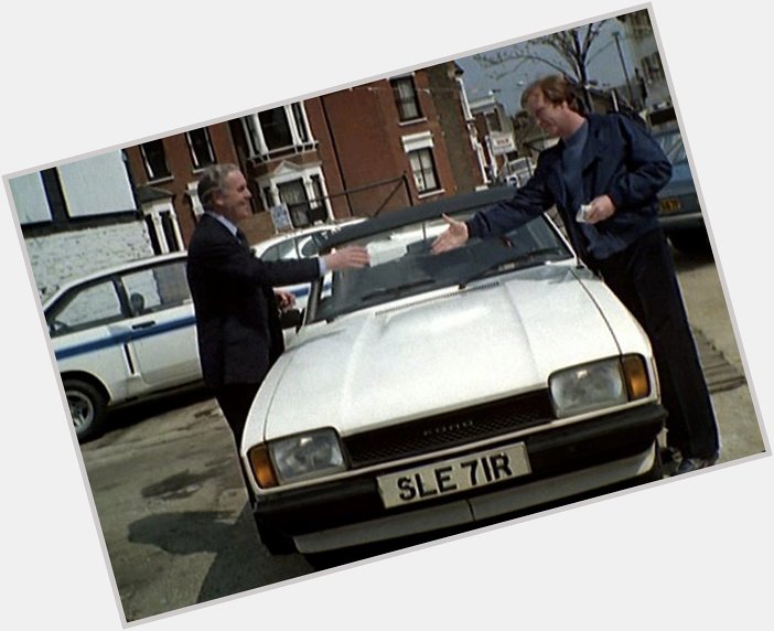 Happy Birthday Dennis Waterman. Here he is buying a used car off a dodgy geezer in Shepherd\s Bush. 