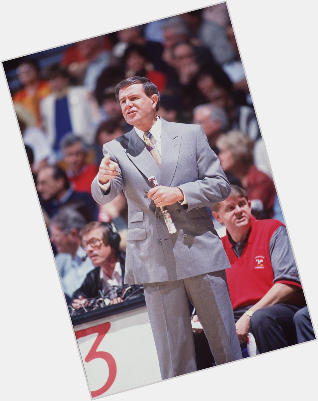 To wish Denny Crum a Happy Birthday.   : J.D. Cuban via Getty Images 