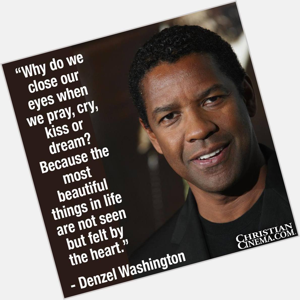 Happy Birthday Denzel Washington    one of his best Quotes ever 