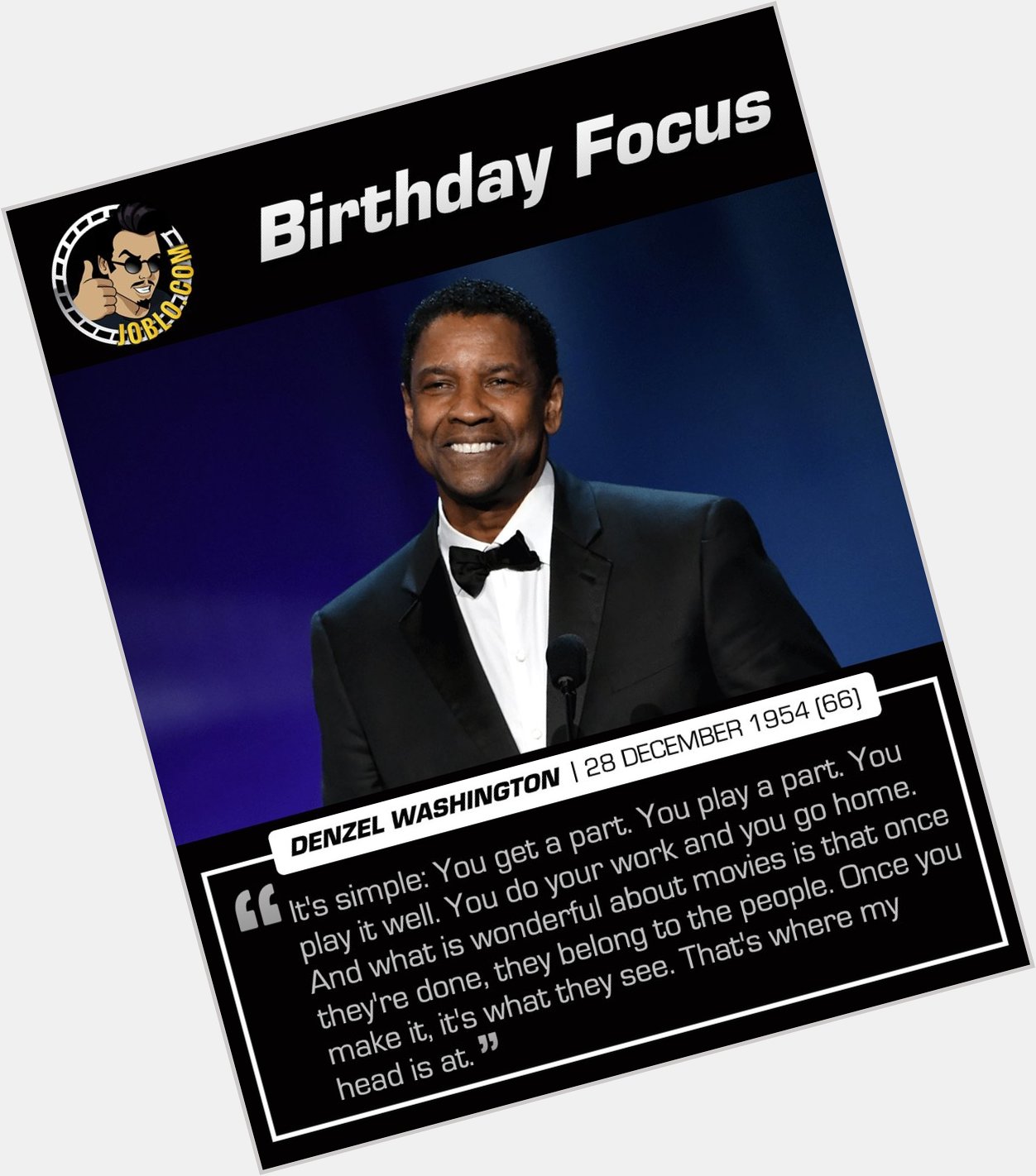 Wishing the incredible Denzel Washington a very happy 66th birthday!

What is your favorite movie of his? 