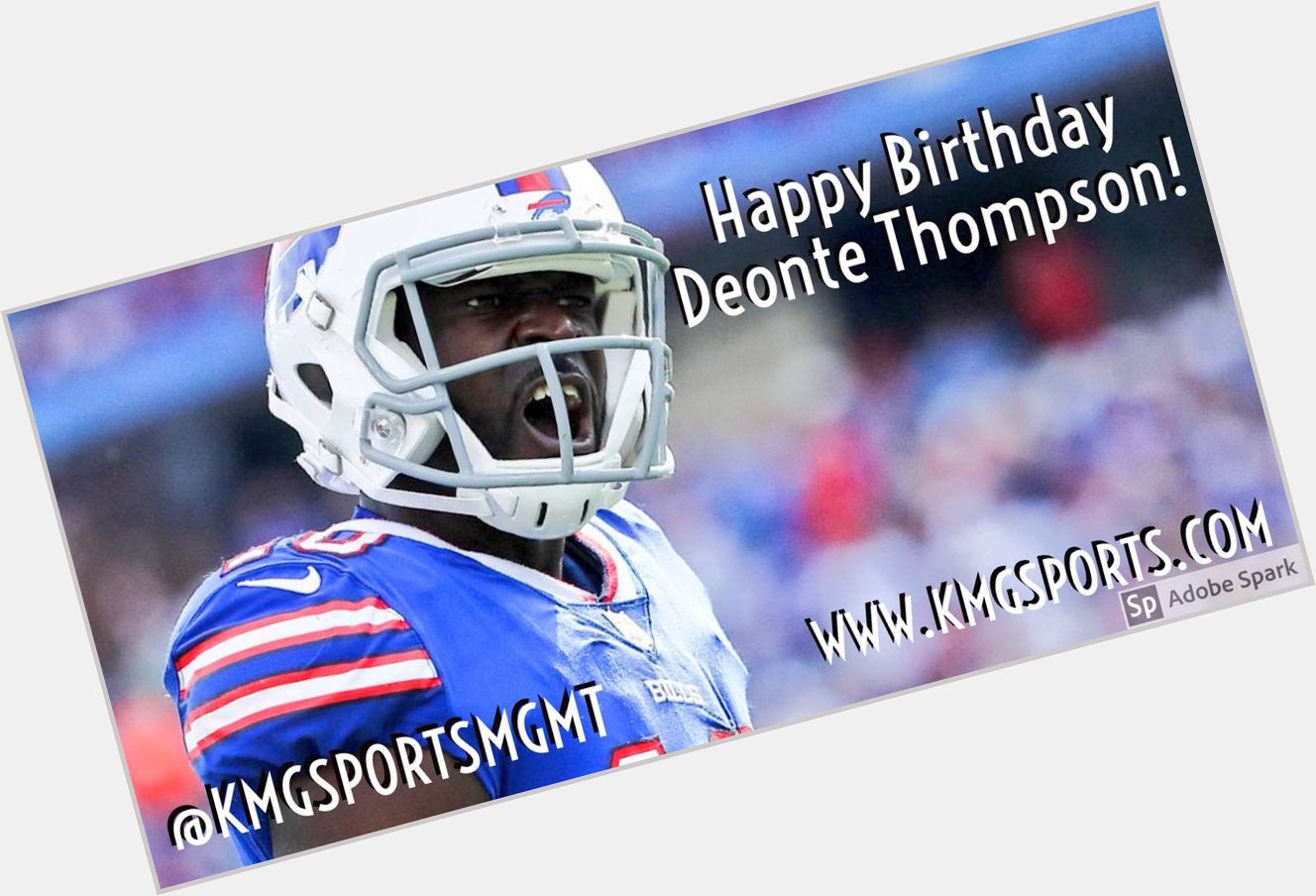 Happy birthday to WR Deonte Thompson!        