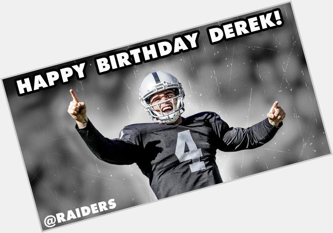  Happy birthday to when Derek carr\s an aries 