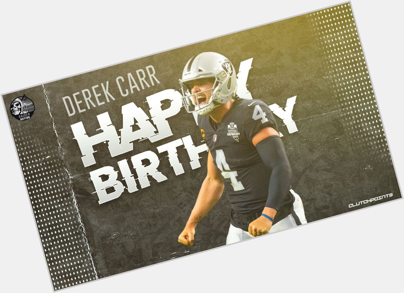 Join us in wishing Derek Carr a happy birthday! 