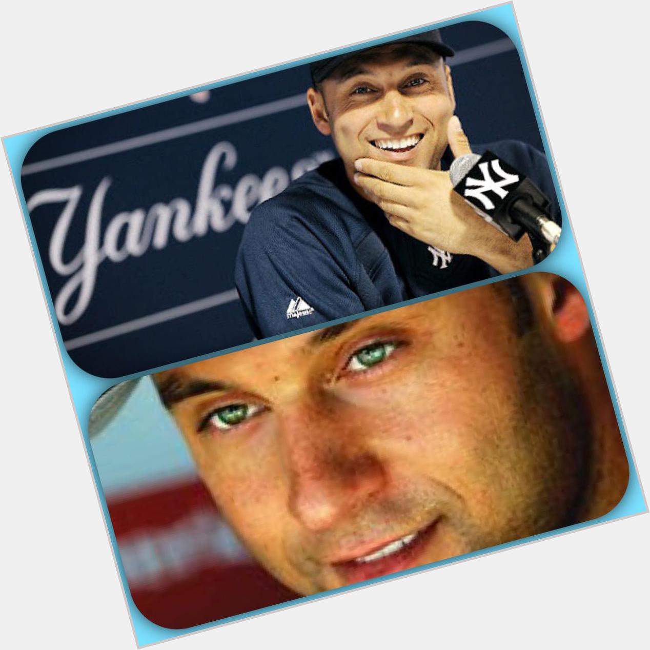 Happy birthday to my fave evah, Derek Jeter. Miss watching this guy.      