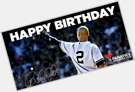 REmessage to wish The Captain a Happy Birthday!! Derek Jeter turns 41 today »  