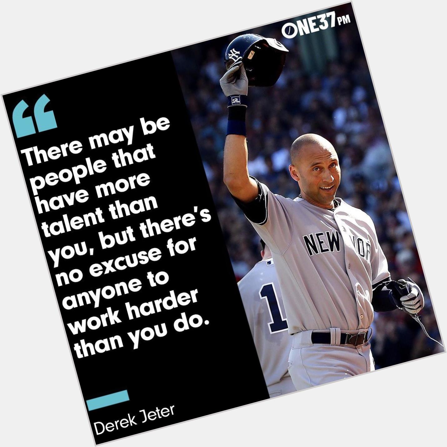 Happy Birthday to the Captain, Derek Jeter! 