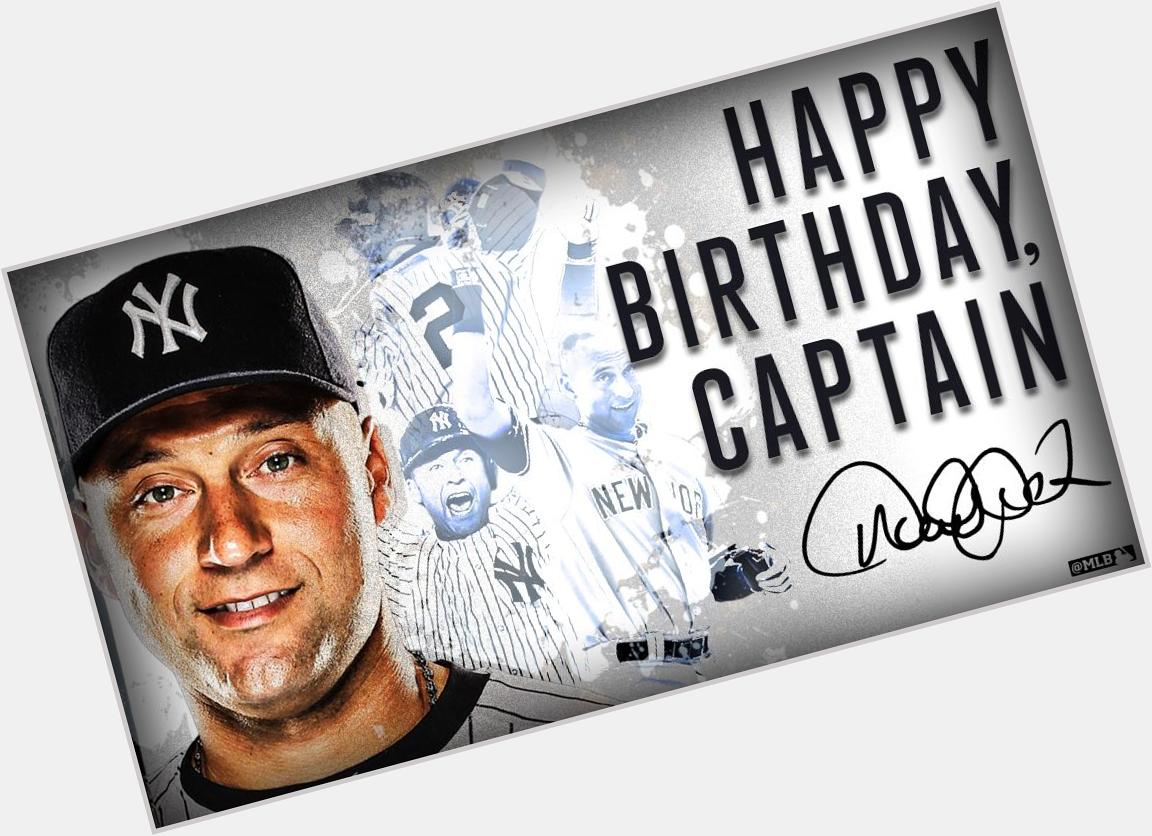 43 years ago today, a legend was born.

Happy birthday, Derek Jeter. 