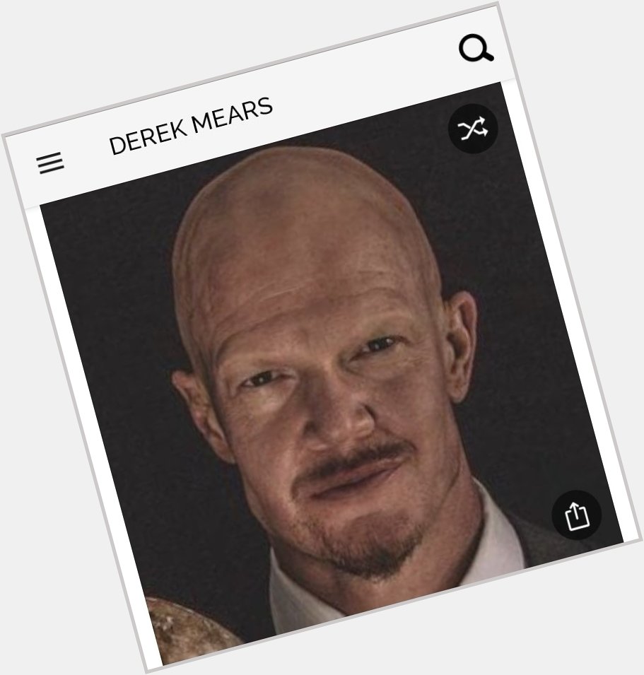 Happy birthday to this great actor.  Happy birthday to Derek Mears 