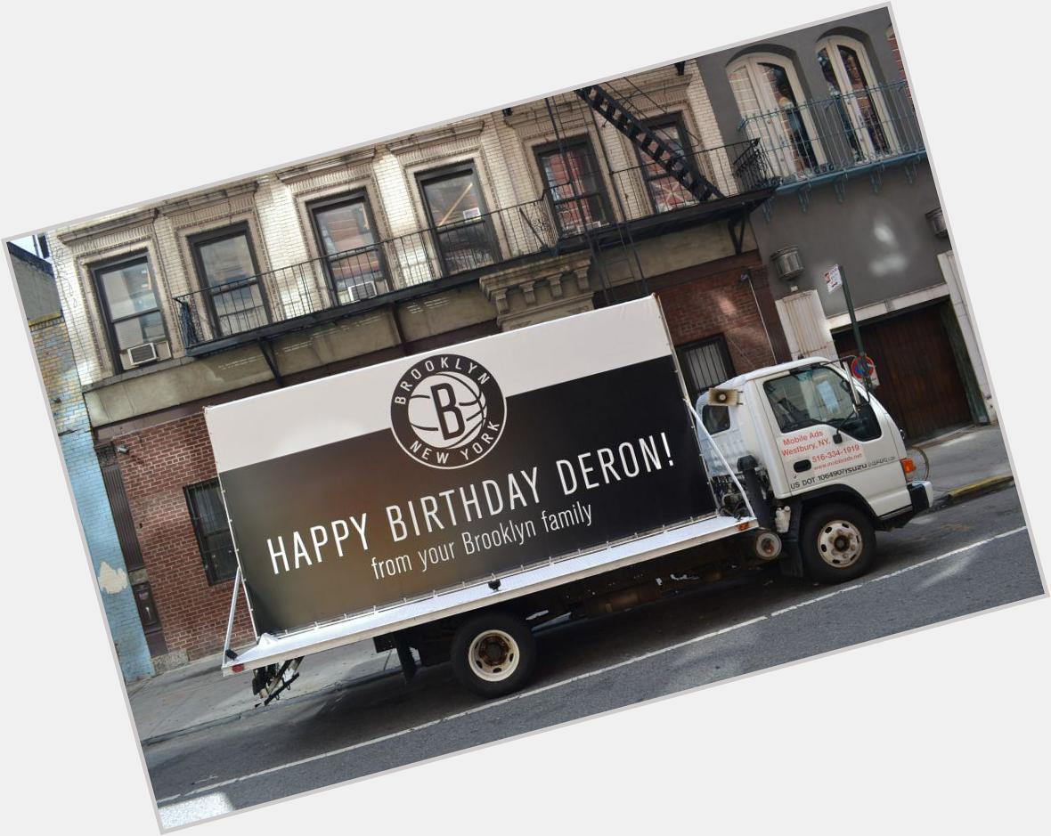  Don t forget the Nets sending a Happy Birthday truck outside Deron Williams s apt before he re-signed. 