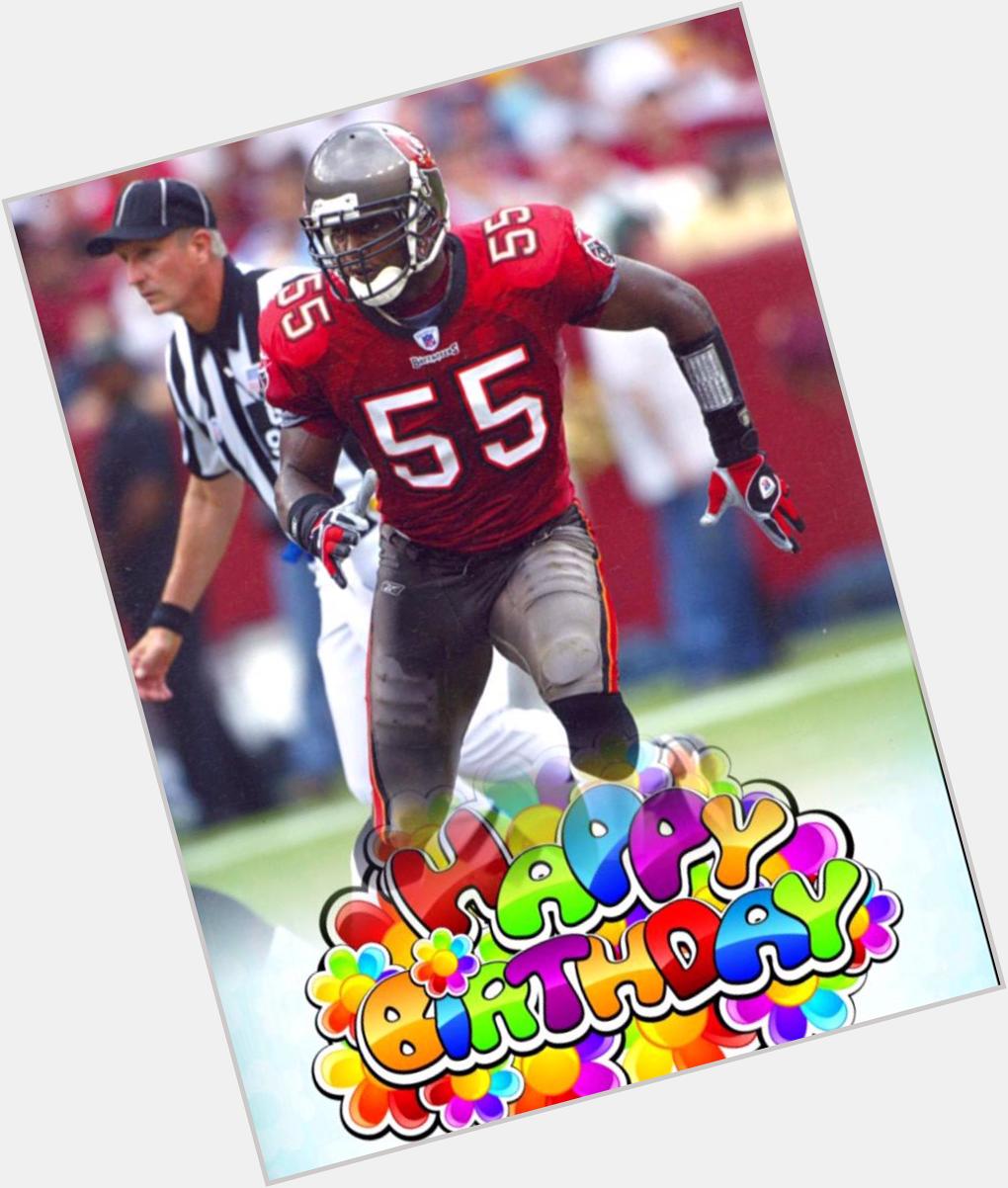 Happy Birthday Derrick Brooks! Over his career he went to 11 Pro Bowls, was named an All-Pro LB 9 times and has ring! 